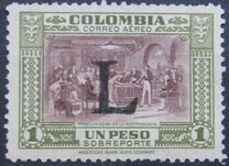 [Airmail - Previous Issues Overprinted L = "Lansa", type RA]