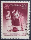 [Airmail - The 30th Anniversary of Colombian Boy Scouts and 25th Anniversary of Colombian Girl Scouts, ประเภท ACT]