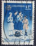 [Airmail - The 30th Anniversary of Colombian Boy Scouts and 25th Anniversary of Colombian Girl Scouts, ประเภท ACT1]