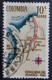 [Airmail - Completion of Colombia Atlantic Railway, type ACW1]