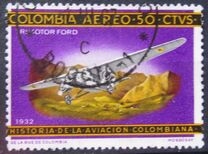 [Airmail - "History of Colombian Aviation", тип AES]