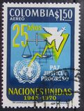 [Airmail - The 25th Anniversary of United Nations, タイプ AHO]
