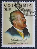 [Airmail - President Guillermo Leon Valencia Commemoration, 1909-1971, tip AKG]