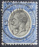 [King George V - Watermarked, tegund H6]
