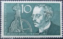 [The 100th Anniversary of the Birth of Rudolf Diesel, 1858-1913, Tipo DT]