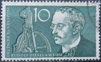 [The 100th Anniversary of the Birth of Rudolf Diesel, 1858-1913, Tipo DT]