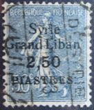 [French Postage STamps Surcharged & Overprinted "Syrie - Grand Liban", type N9]