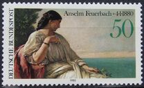 [The 100th Anniversary of the Death of Anselm Feuerbach, Painter, type AEQ]