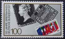 [The 150th Anniversary of the First Stamp, סוג AVA]