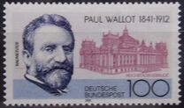 [The 150th Anniversary of the Death of Paul Wallot, Architect, type AXH]