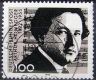 [The 100th Anniversary of the Birth of Athur Honegger, Composer, тип AZQ]