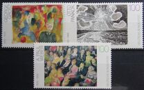 [The 100th Anniversary of the Birth of A. Paul Weber, Otto Pankok and George Grosz, Painters, type BBY]