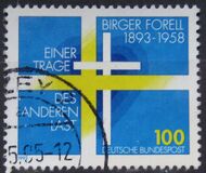 [The 100th Anniversary of the Birth of Birger Forell, Swedish Theologian, type BDJ]