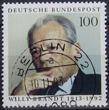 [The 80th Anniversary of the Birth of Willy Brandt, Politician, type BDW]