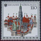 [The 1100th Anniversary of Nördlingen, type BNW]