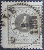 [Numerals in Circle - Blue Coach Horn on Back, type F23]