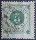 [Numerals in Circle - Blue Coach Horn on Back, type F24]