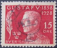 [The 70th Anniversary of the Birth of King Gustaf V, type AF2]