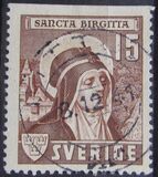 [St. Bridget of Sweden - Inscription "SANCTA BIRGITTA", type BV]