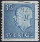 [King Gustaf VI Adolf of Sweden & Tree Crowns - New Colors and Values, type FA60]