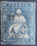 [Definitive 1854-1860 - Sitting Helvetia, type J1]