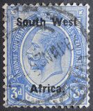 [South Africa Postage Stamps Overprinted "South West(14½mm wide) Africa" or "Zuid-West Afrika" - Overprint Spaced 14mm, type A6]