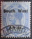 [South Africa Stamps Overprinted "South West" (16 mm wide) or "Zuid West" - Overprint Spaced 9½mm, 유형 E6]