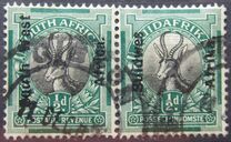 [South African Stamps Overprinted "Suidwes Africa" or "South West Africa", Scrivi F]