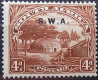 [South Africa Postage Stamps Overprinted "S.W.A.", 유형 L8]