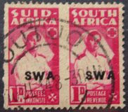 [South Africa Postage Stamps Overprinted "SWA", type BB6]