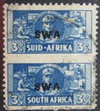 [South Africa Postage Stamps Overprinted "SWA", type BB16]