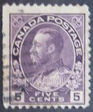 [King George V in Admiral Uniform - New Colors and Values, Tip AD12]