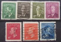 [King George VI - Inscription: "POSTES POSTAGE", type EJ]
