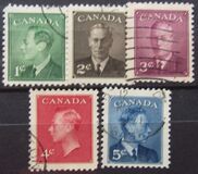 [King George VI As Previous Without Inscription "POSTES POSTAGE", Tip EO]