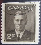 [King George VI As Previous Without Inscription "POSTES POSTAGE", Tip EP]