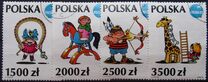 [International Philatelic Exhibition Polska '93 in Poznan'. Illustrations from Edward Lutczyn, veids DIJ]