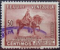 [Transfer of Statue of Bolivar to Central Park, New York, type WO5]
