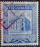 [Caracas Central Post Office - Inscription "CORREOS - EE. UU. VENEZUELA", тип AIK4]