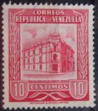 [Caracas Central Post Office - Inscription "CORREOS - REPUBLICA DE VENEZUELA", tip AIK26]