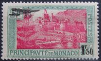 [Airmail - Issue of 1925/1927 Overprinted with Bleriot XI Airplane and Surcharged 1.50 F, type CE]