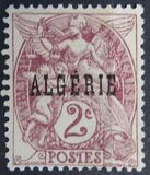 [French Postage Stamps Overprinted in Black, タイプ B]