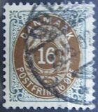 [Royal Emblem - New Drawing - Value in "ØRE" - Different Perforation, τύπος G21]