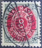 [Royal Emblem - New Drawing - Value in "ØRE" - Different Perforation, τύπος G19]