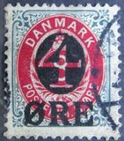 [No. 25B, 25A & 39 Surcharged, type J]