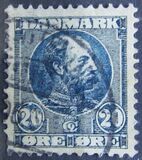 [King Christian IX, 1818-1906 - Horizontal Lines in Background in Oval, type M1]