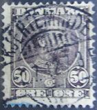 [King Christian IX, 1818-1906 - Horizontal Lines in Background in Oval, type M5]