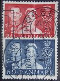 [The 25th Anniversary of the Marriage of King Frederik IX and Queen Ingrid, 类型 EA]
