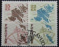 [Map of Faroe Islands - New Values, type KC2]