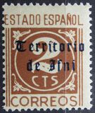 [Spanish Postage Stamps Overprinted "Territorio de Ifni" in Gothic Script, tip I]