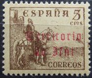 [Spanish Postage Stamps Overprinted "Territorio de Ifni" in Gothic Script, tip I1]